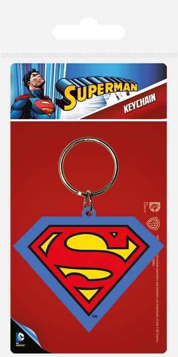 Superman logo rubber Nyckelring
