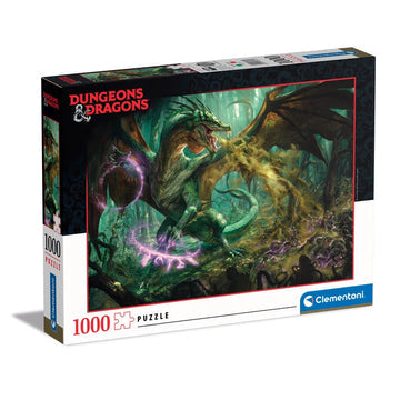 Dungeons & dragons Pussel collection - the hunt for the green dragon - Pussel 1000 pcs