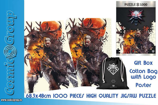 The witcher-monsters 1000 pcs Pussel