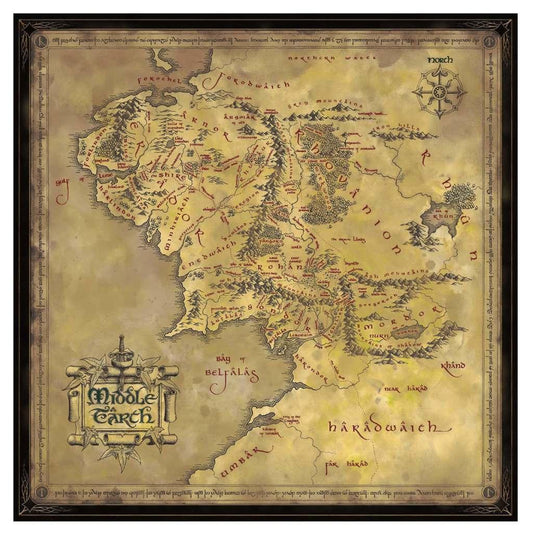 Lord of the Rings middle earth map 1000pcs Pussel