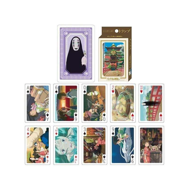 Upptäck Den Magiska Världen av Spirited Away Genom Dina Nya Spelkort