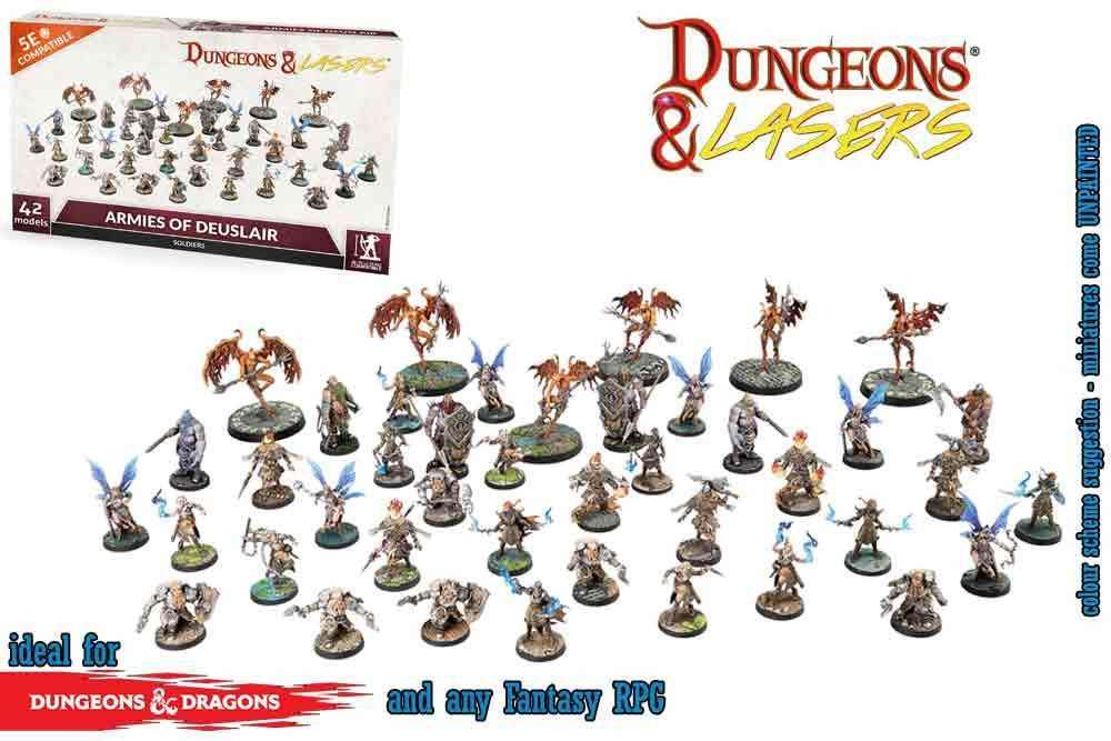 Utforska Det Spännande Universumet av Dungeons & Lasers Armies of Deuslair och Bygg Din Egen Episka Armé