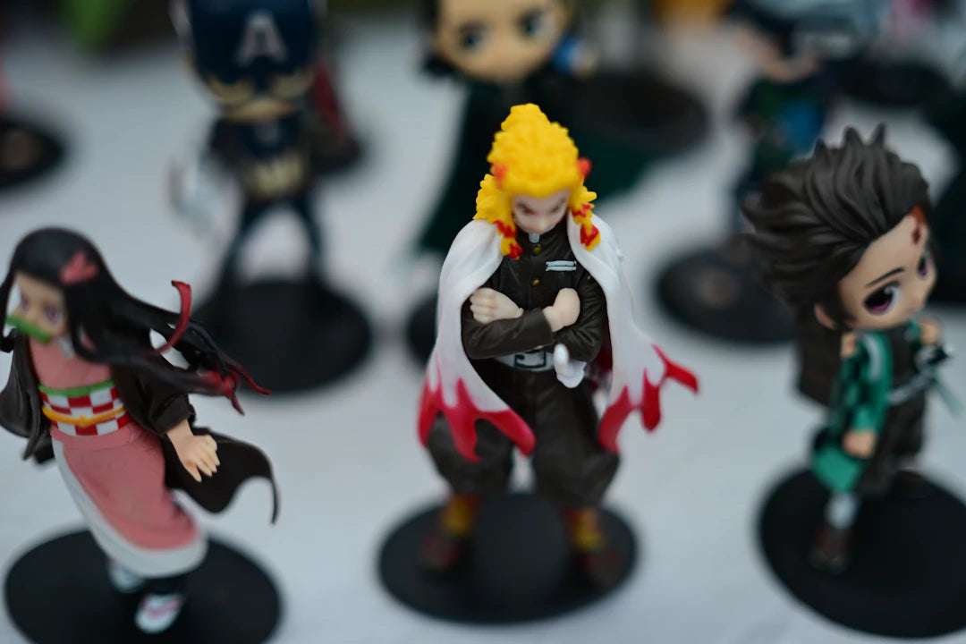 Samlarfigurer med hög detaljrikedom i anime-stil