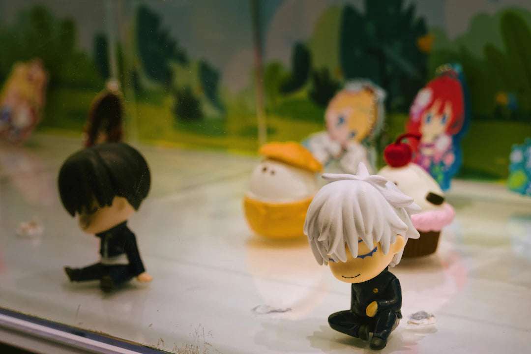 Byggsatser och figurer från klassiska anime och film