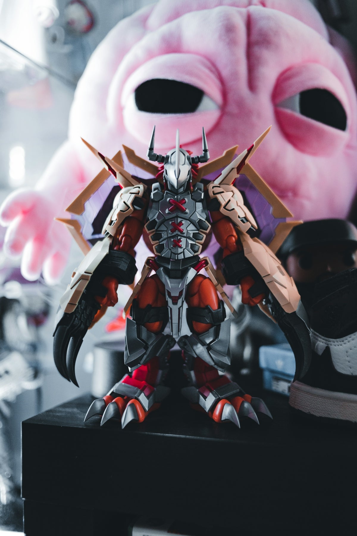 a close up of a toy on a table