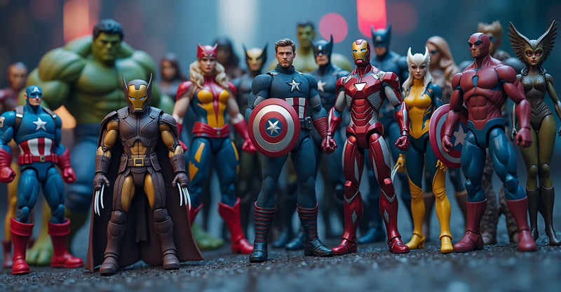 Marvel Figurer – Superhjältar för samling och display hos Robotto.se