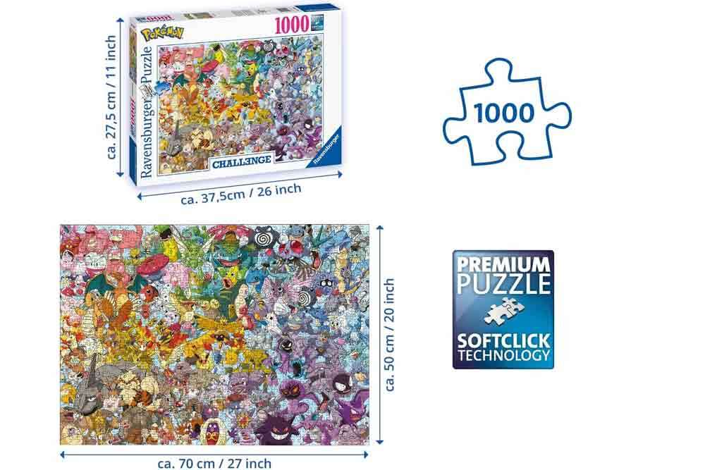 Pokemon: Pokédex - Utmanande Jigsaw Pussel 1000 Bitar ravensburger