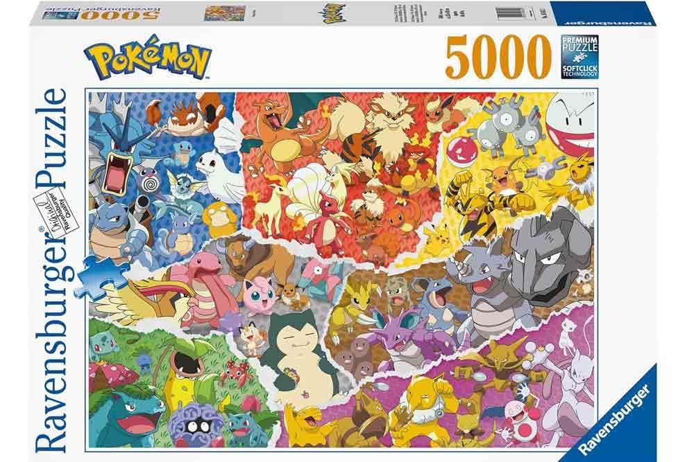 Pokémon: Elementen - Gigantisk pussel 5000 bitar ravensburger