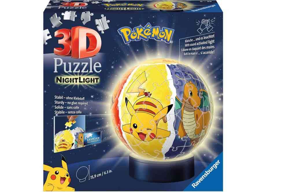 Pokémon - 3D pussel nattlampa ravensburger