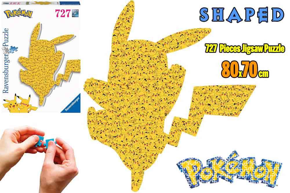 Pokemon: Pikachu Formad Pussel - 727 Pjäser ravensburger