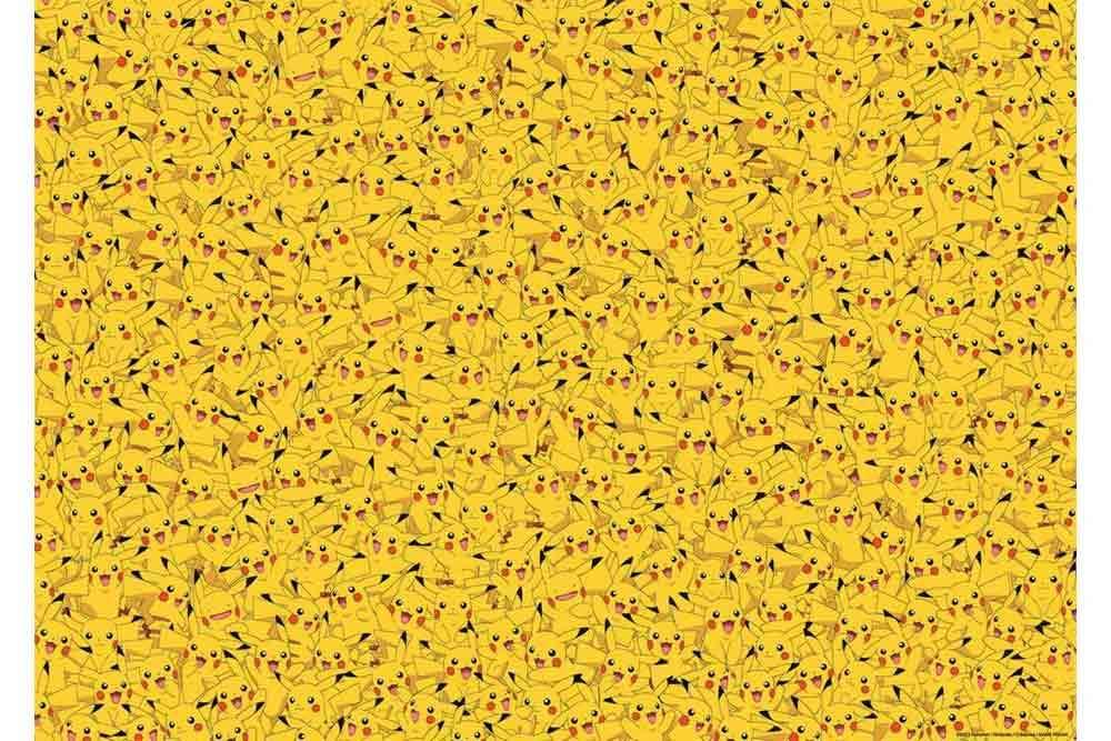 Pokemon: Pikachu - Utmanande pussel 1000 bitar - Robotto