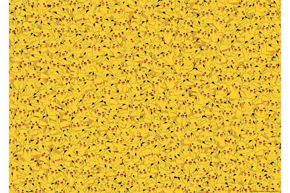 Pokemon: Pikachu - Utmanande pussel 1000 bitar ravensburger