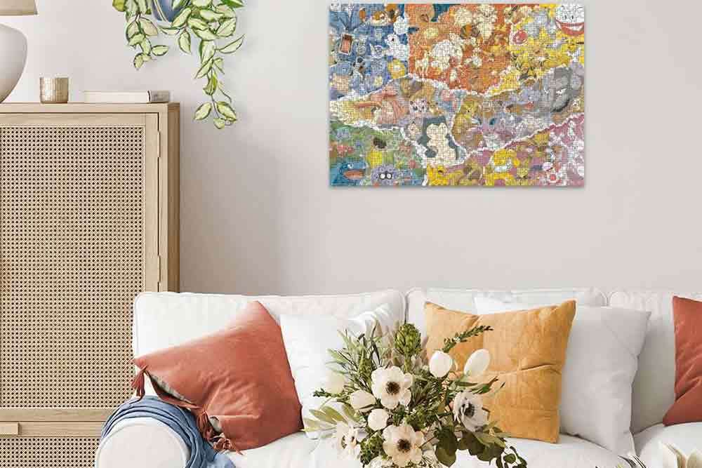 Pokemon: Pokemon Typer - 1000-delars pussel ravensburger