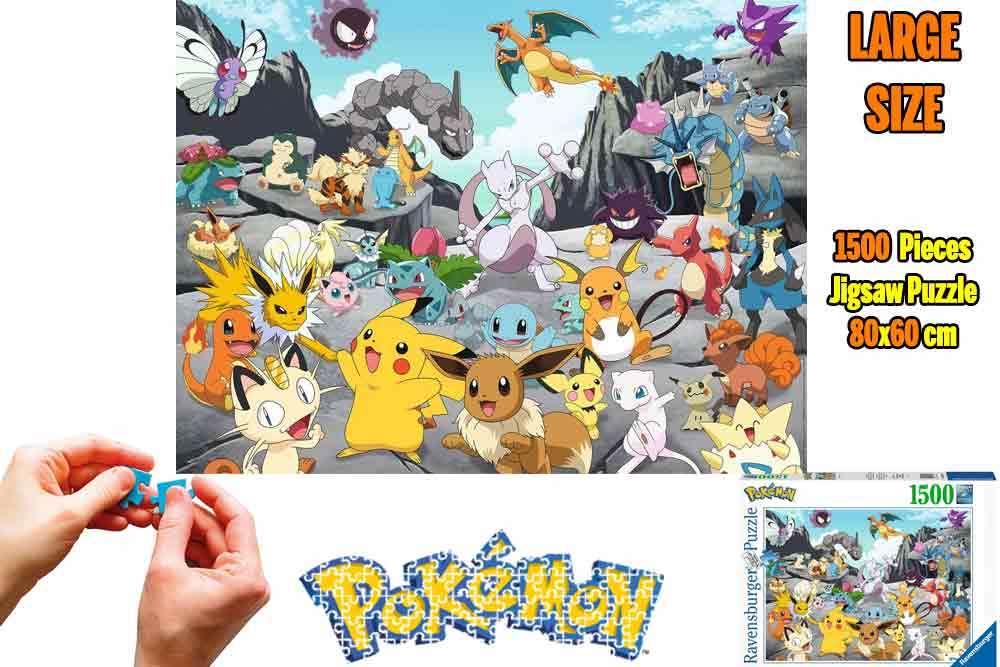 Pokemon: Pokemon Classics - Jigsaw Puzzle 1500 Bitar ravensburger