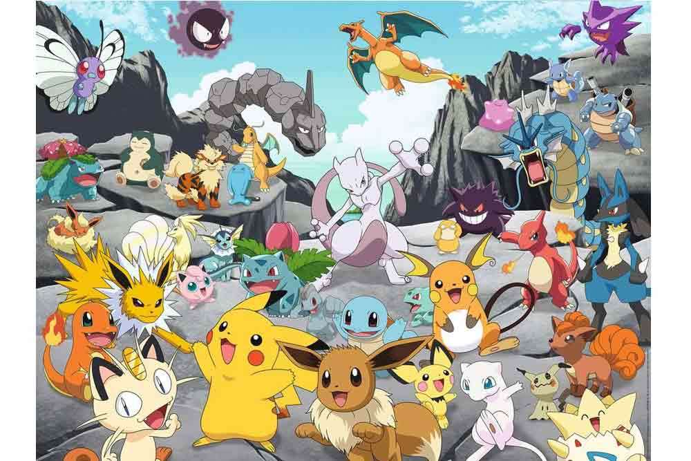 Pokemon: Pokemon Classics - Jigsaw Puzzle 1500 Bitar ravensburger