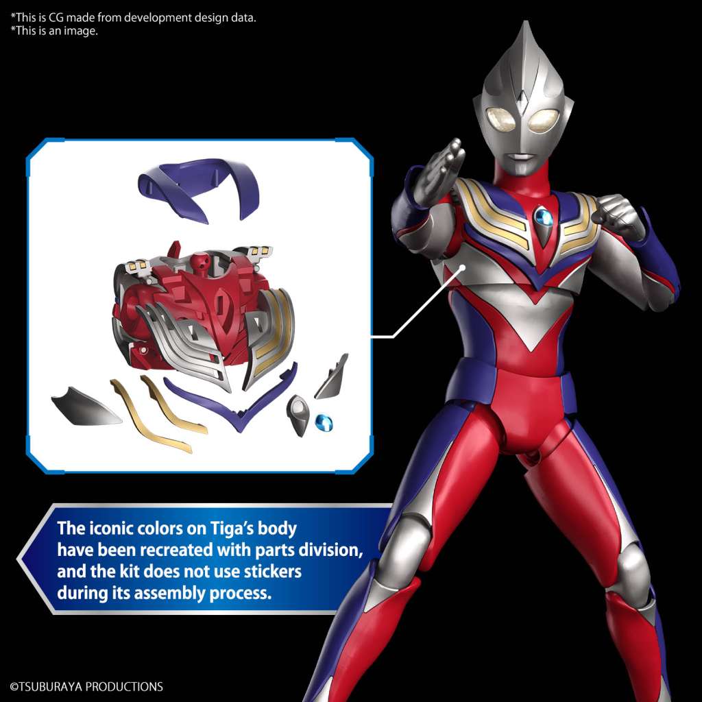 Figure Rise Ultraman Tiga Multi Type - By Bandai bandai model kit gunpla