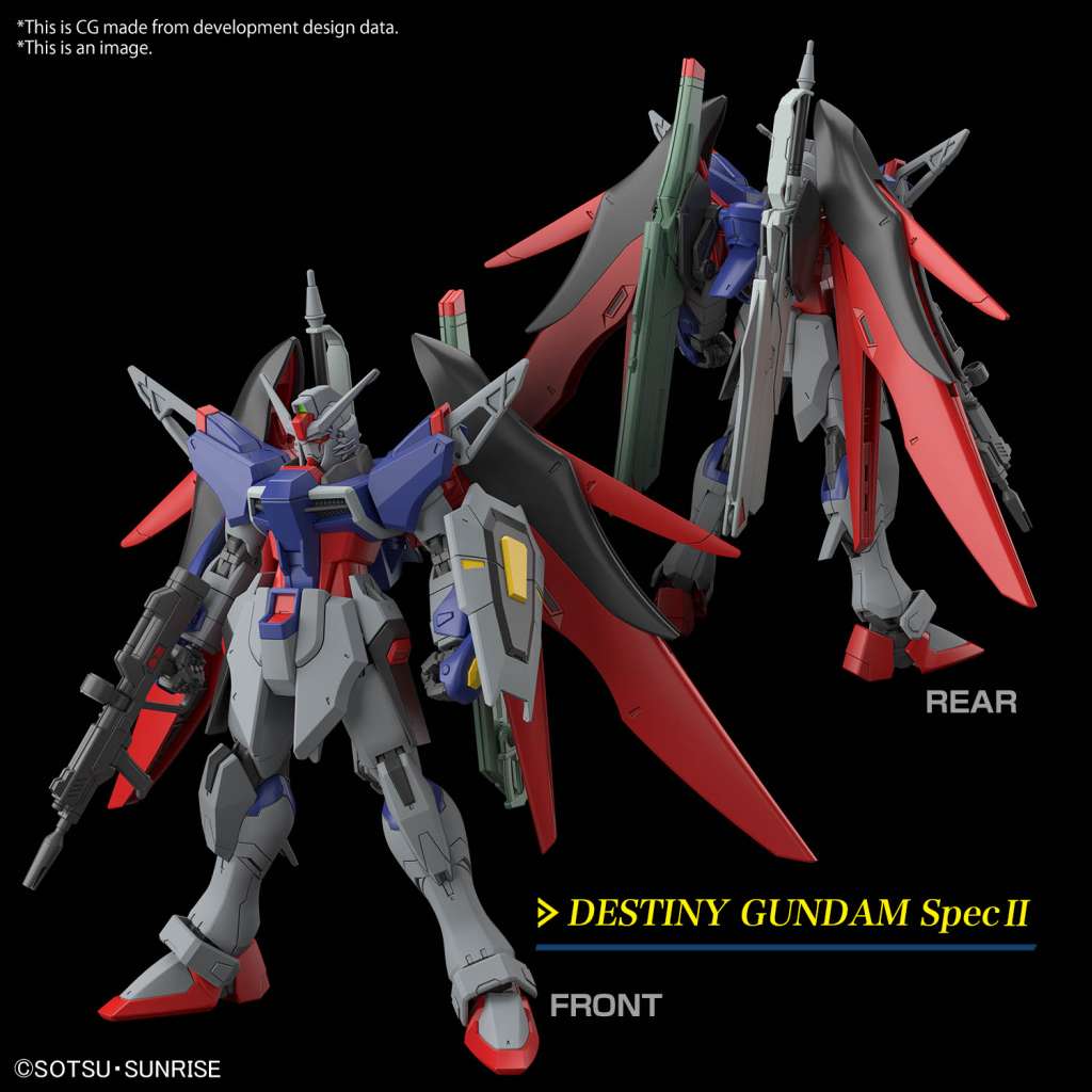 Hg Gundam Destiny Gundam Spec II Zeus Silhouette 1/144 bandai model kit gunpla