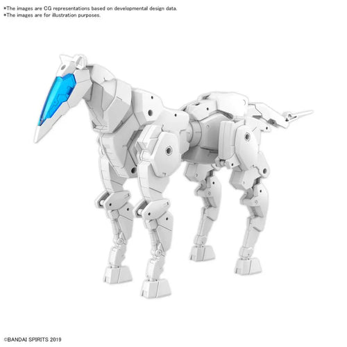 30mm Förlängd Arm Bil Häst Mecha Ver Vit 1/144 - Robotto