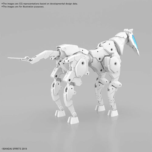 30mm Förlängd Arm Bil Häst Mecha Ver Vit 1/144 - Robotto