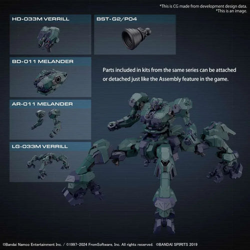 30mm Armored Core VI Fires of Rubicon Balam Industries BD-011 Melander Liger Tail - Robotto