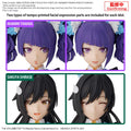 30ms Opt Hair Style & Face PTS Set Mamimi Tanaka/Sakuya Shirase bandai model kit gunpla