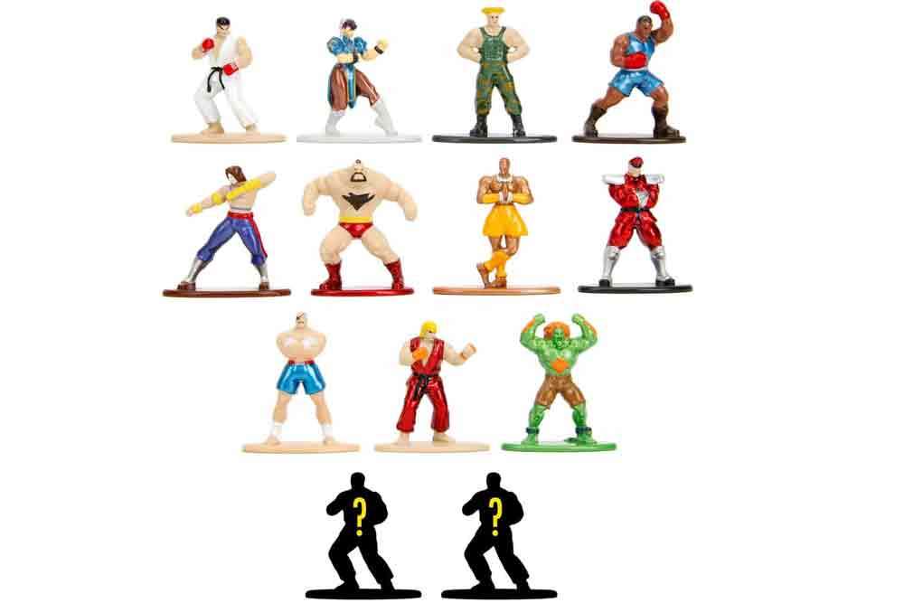 Street Fighter 2 - Nano Metal Figures Blind Bag Display (24) jada toys