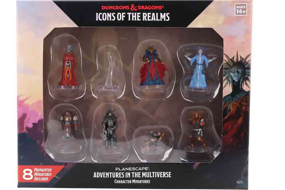 Dungeons & Dragons - Icons of the Realms - Planescape: Adventures in the Multiverse - Karaktärsminiatyrer wizkids