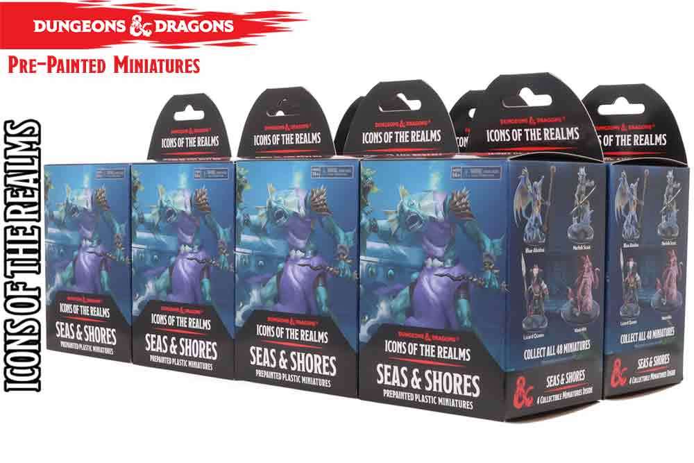 Dungeons & Dragons: Icons of the Realms - Seas & Shores Booster Brick wizkids