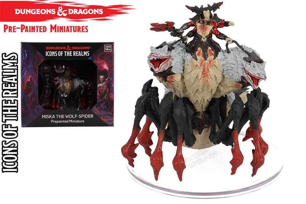 Dungeons & Dragons - Icons of the Realms - Miska the Wolf-Spider Boxed Miniature - Robotto