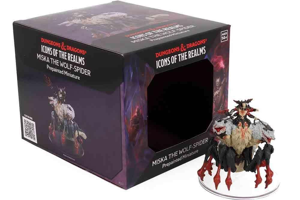 Dungeons & Dragons - Icons of the Realms - Miska the Wolf-Spider Boxed Miniature - Robotto