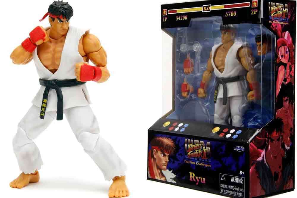 Street Fighter 2: Ryu - De Luxe Action Figure 1:12 jada toys
