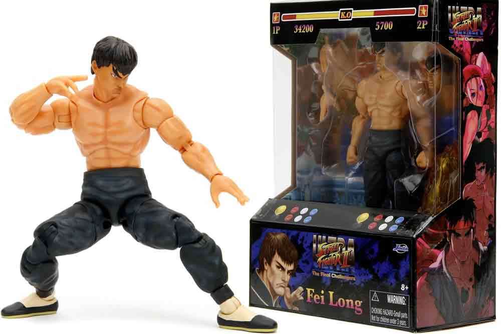 Street Fighter 2: Fei-Long - De Luxe Action Figure 1:12 jada toys