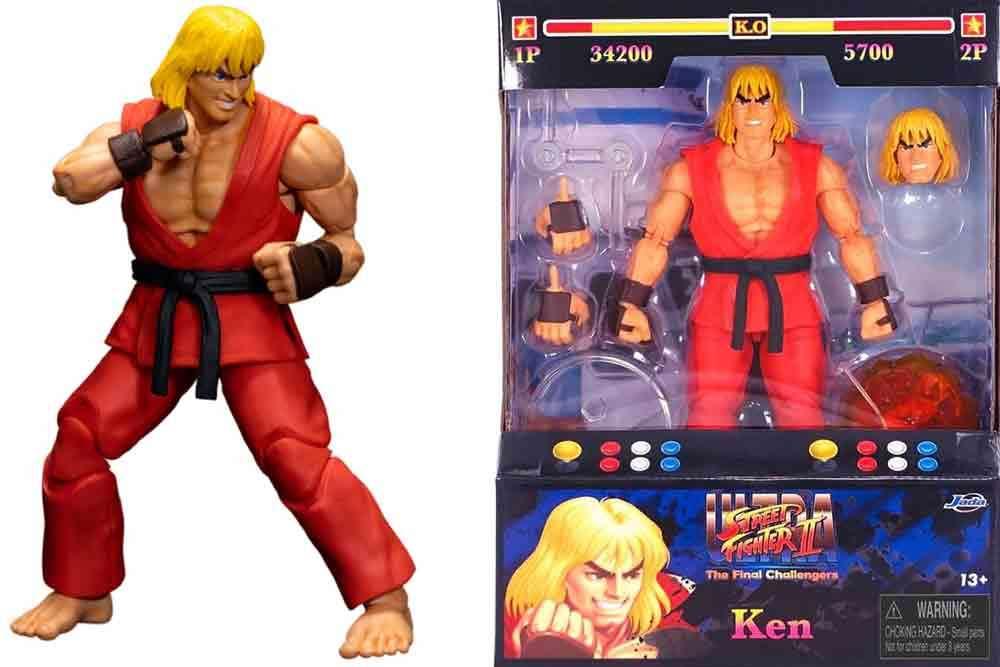 Street Fighter 2: Ken - De Luxe Action Figure 1:12 - Robotto