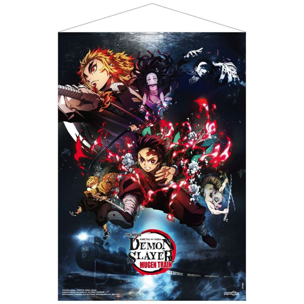 Demon Slayer Mugen Train Tygväggscroll popbuddies