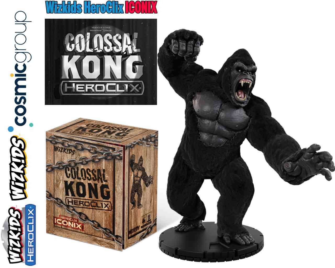 Wizkids HeroClix Iconix: Colossal Kong - Din Största Utmaning wizkids
