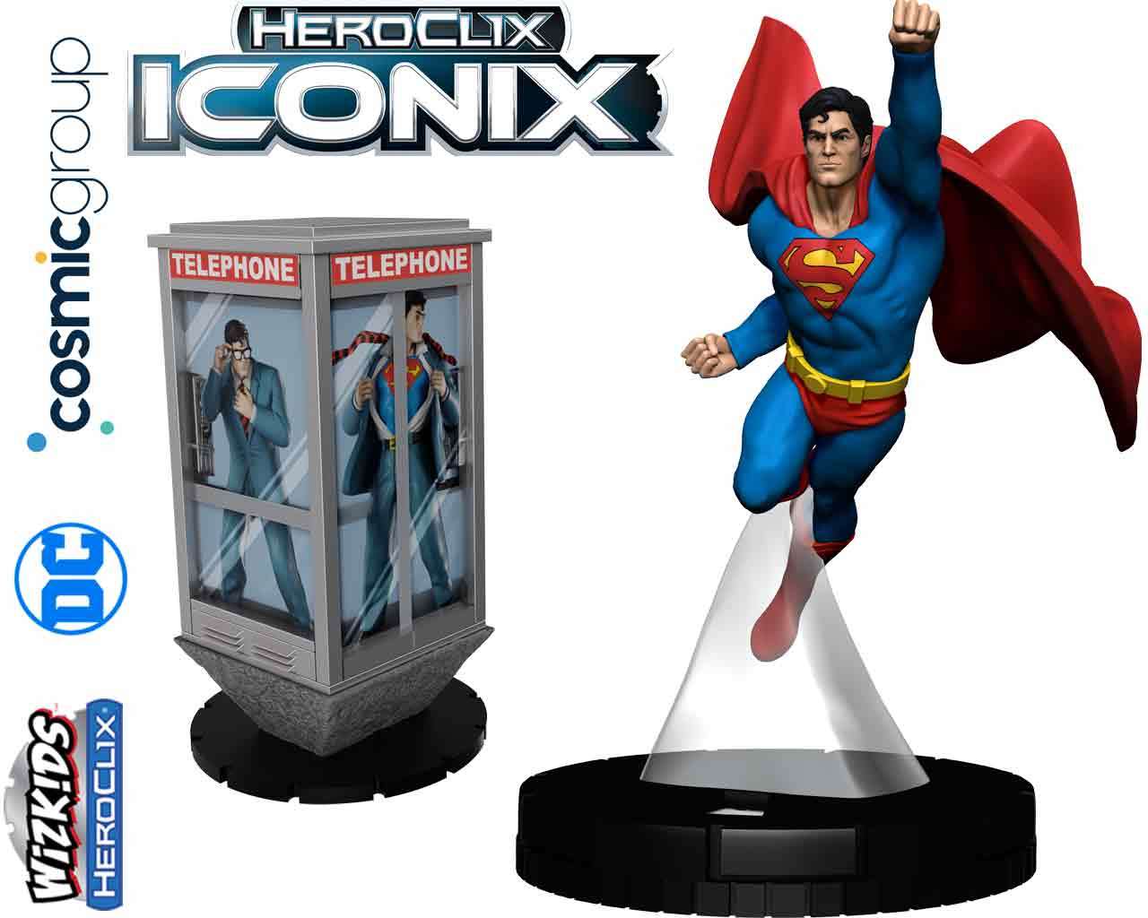 DC HeroClix Iconix - Superman Up Up and Away wizkids