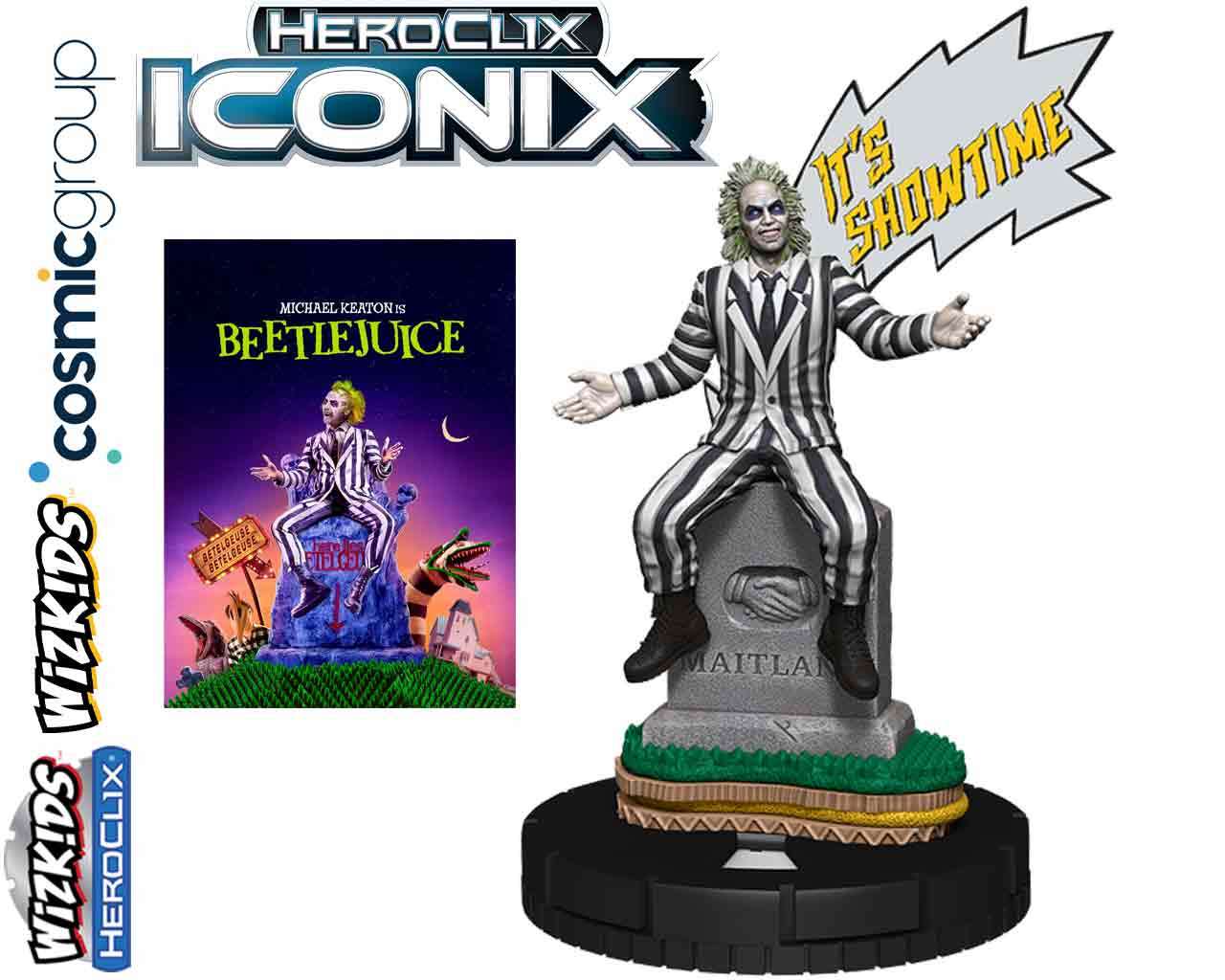 Wizkids HeroClix Iconix - Beetlejuice It's Showtime! Miniature wizkids