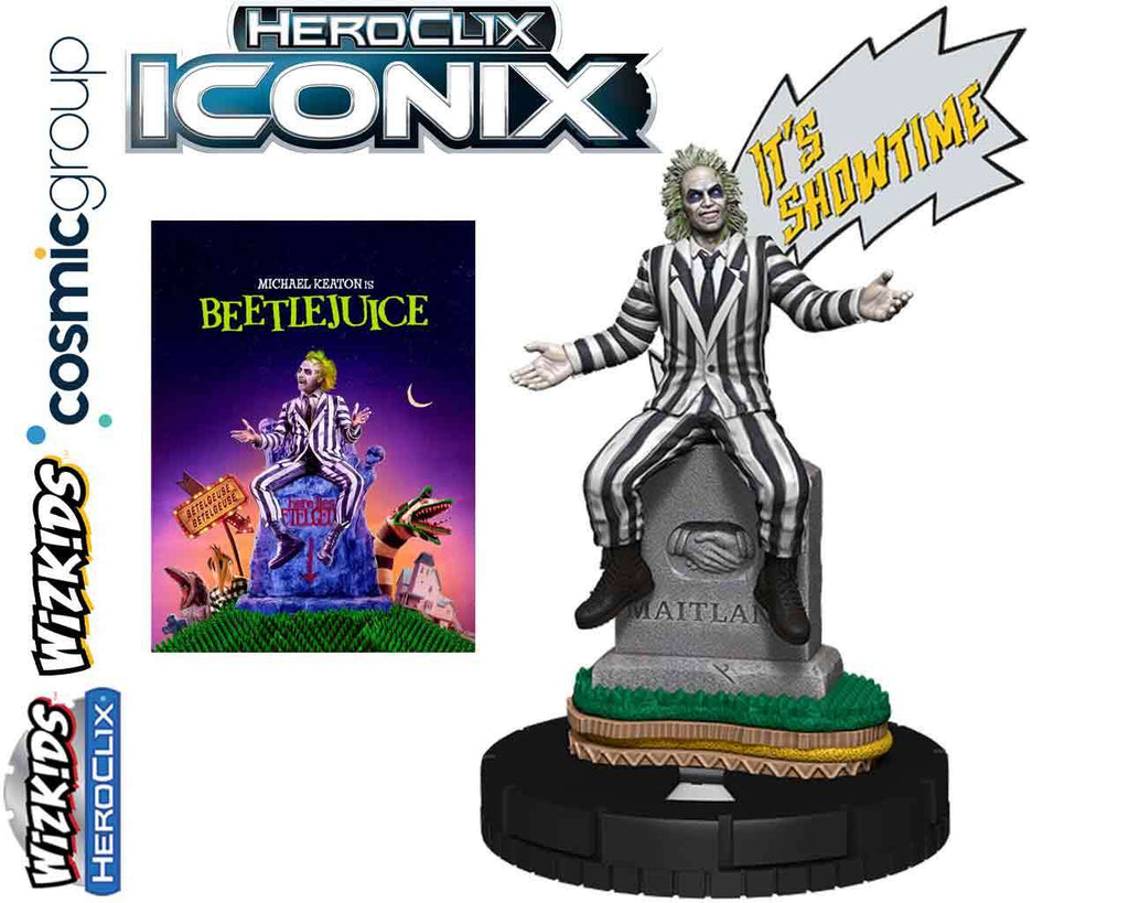 Wizkids HeroClix Iconix - Beetlejuice It's Showtime! Miniature wizkids