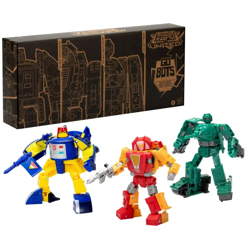 Transformers Legacy Go-bot Guardians 3-pack Action Figurr
