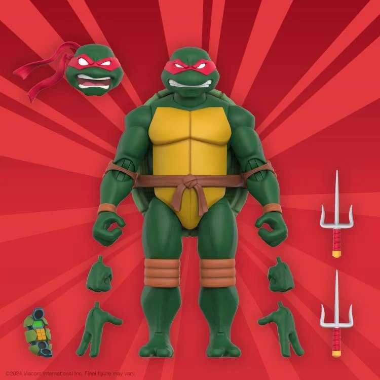 TMNT Ultimates! W12 Raphael Animated 2003 AF - Kvalitetsfigur super 7
