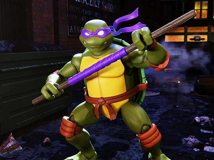 TMNT Ultimates! W12 Donatello Animated 2003 AF - Samlarfigur av hög kvalitet super 7