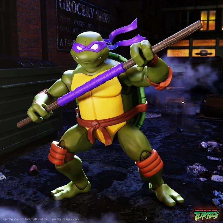 TMNT Ultimates! W12 Donatello Animated 2003 AF - Samlarfigur av hög kvalitet super 7