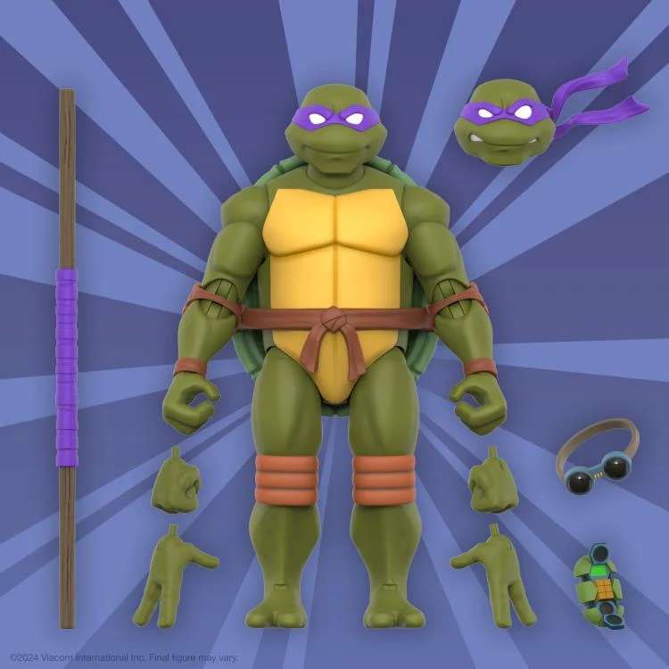 TMNT Ultimates! W12 Donatello Animated 2003 AF - Samlarfigur av hög kvalitet super 7
