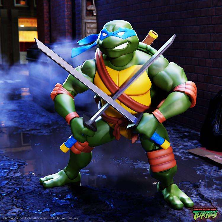TMNT Ultimates! W12 Leonardo Animated 2003 Actionfigur super 7