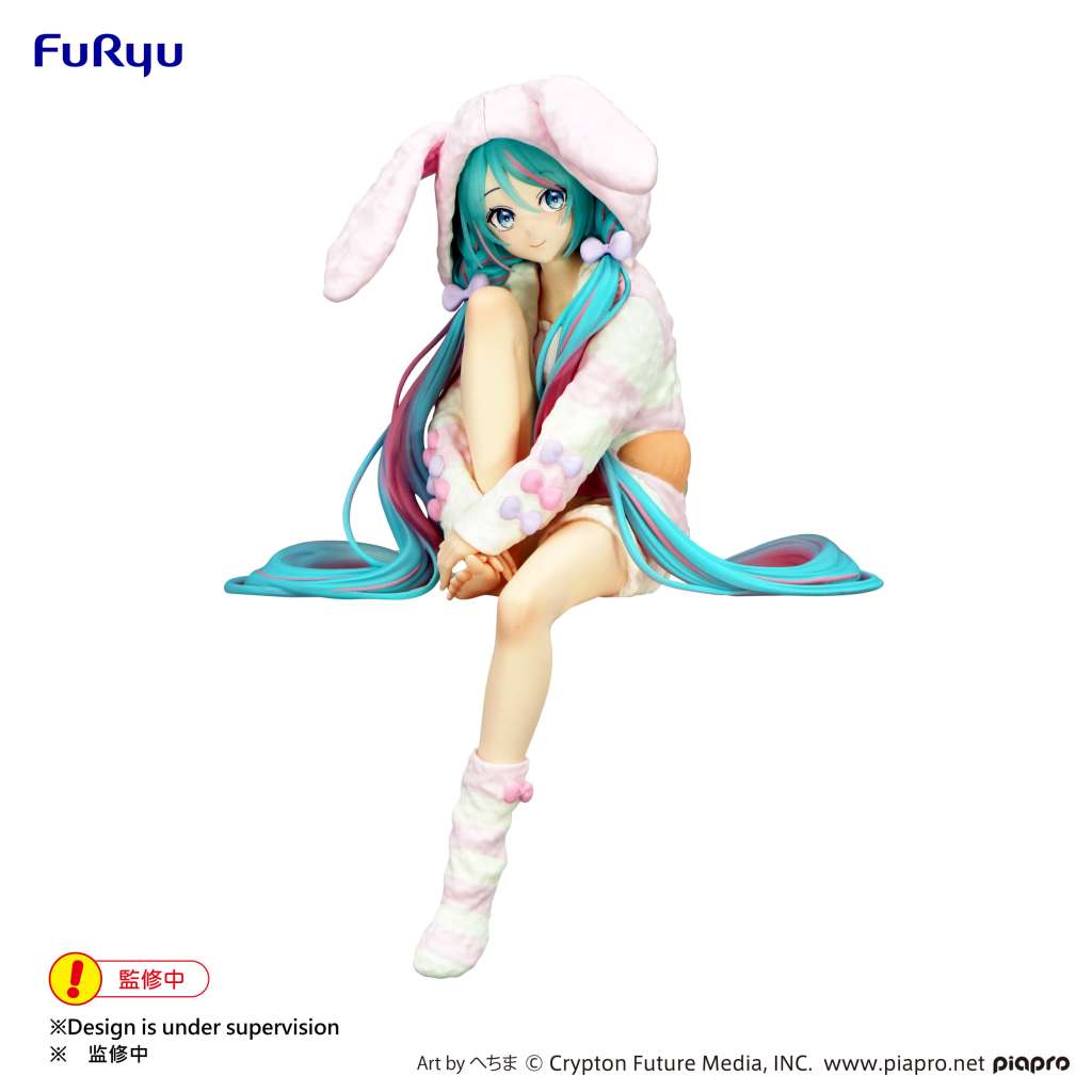 Hatsune Miku Kaninöra Hoodie Pyjamas Noodle Stopper Figur furyu