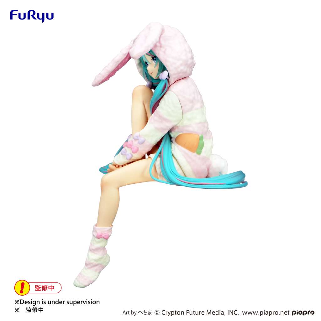 Hatsune Miku Kaninöra Hoodie Pyjamas Noodle Stopper Figur furyu