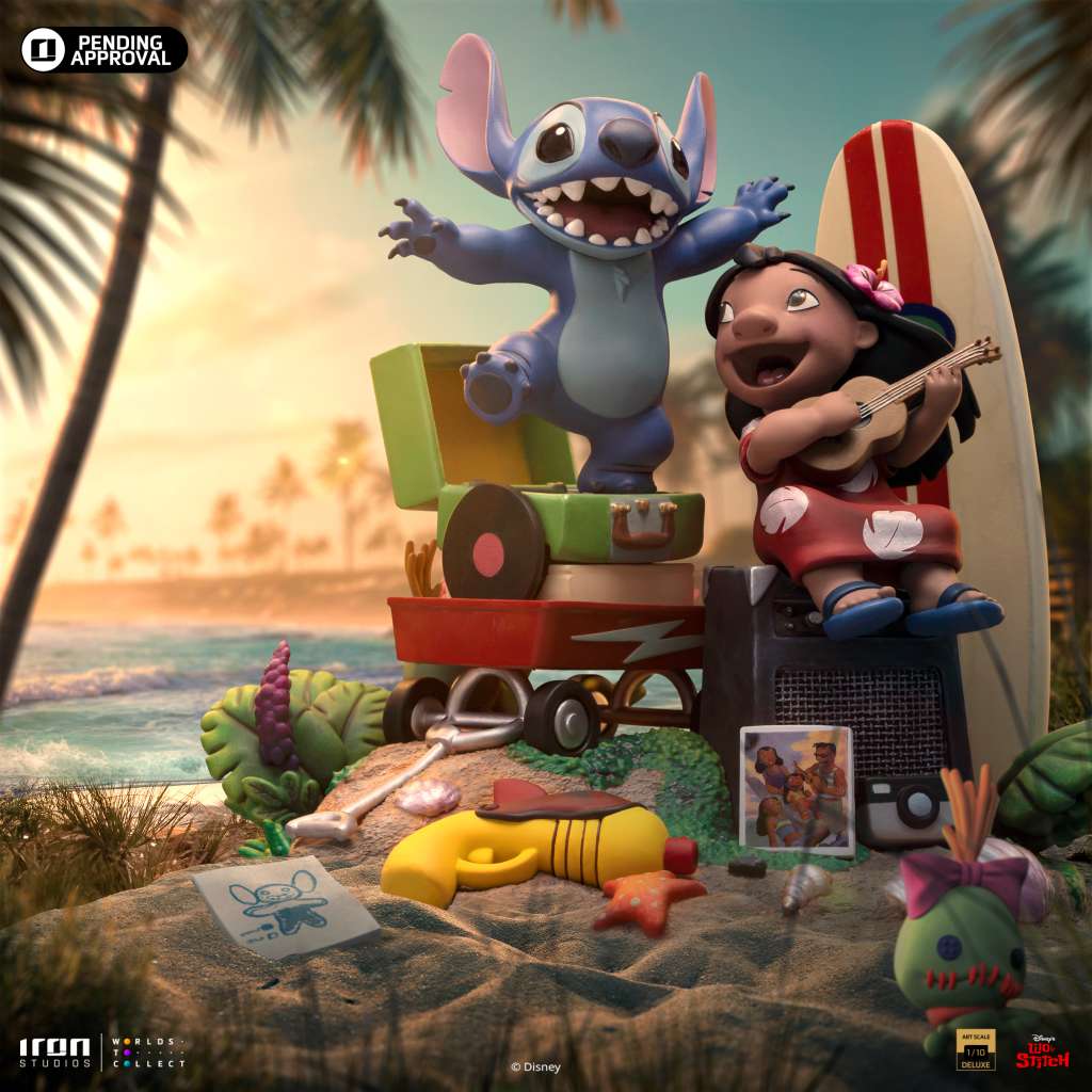 Disney Classics Lilo and Stitch Deluxe 1/10 Staty iron studios