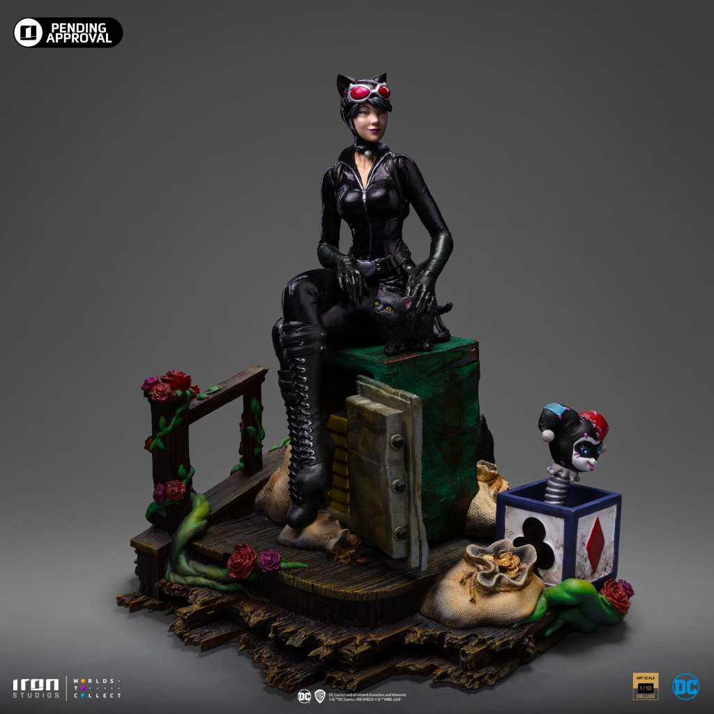 Gotham City Sirens Catwoman Deluxe 1/10 Staty iron studios