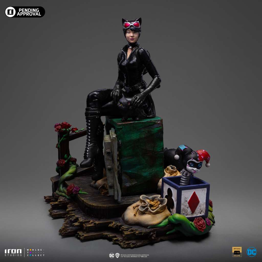 Gotham City Sirens Catwoman Deluxe 1/10 Staty iron studios