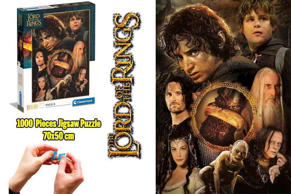 Lord of the Rings Pussel Kollektio - Den Enaste Ringen - 1000 Delar clementoni